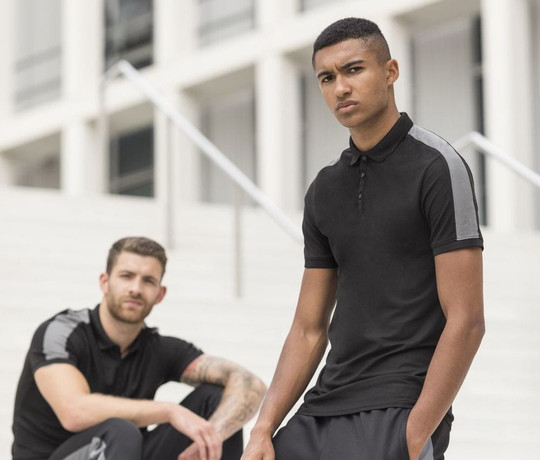 Finden & Hales LV381 - Stretch contrast poloshirt