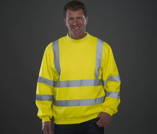 YOKO YK510 - Hi Vis Rundhals-Sweatshirt