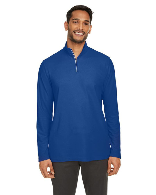 Core 365 CE405 - Hommes Fusion ChromaSoft Pique Quarter-Zip