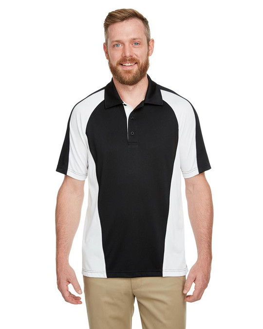 Harriton M385 - Polo Advantage Snag Protection Plus IL Colorblock pour hommes
