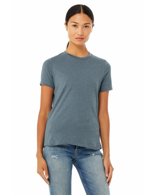 Bella+Canvas 6400CVC - T-shirt à manches courtes CVC Relaxed Heather pour dames