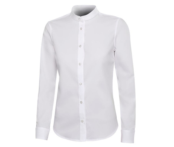 VELILLA V5015S - Mao collar long-sleeve shirt