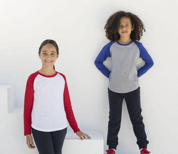 SF Mini SM271 - Kid's long-sleeved baseball t-shirt