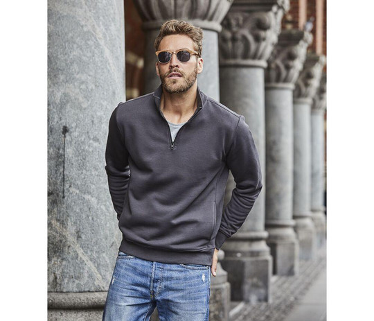 TEE JAYS TJ5438 - Unisex half zip sweatshirt