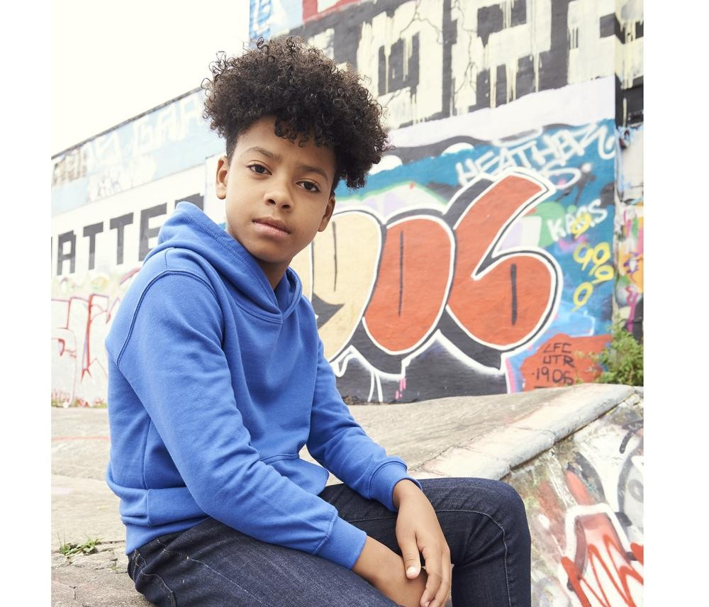 AWDIS JH201J - Kapuzensweatshirt aus Bio-Baumwolle für Kinder