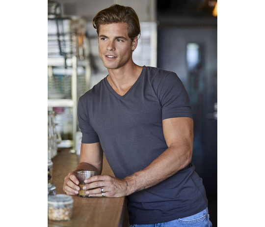TEE JAYS TJ401 - Men's stretch V-neck t-shirt