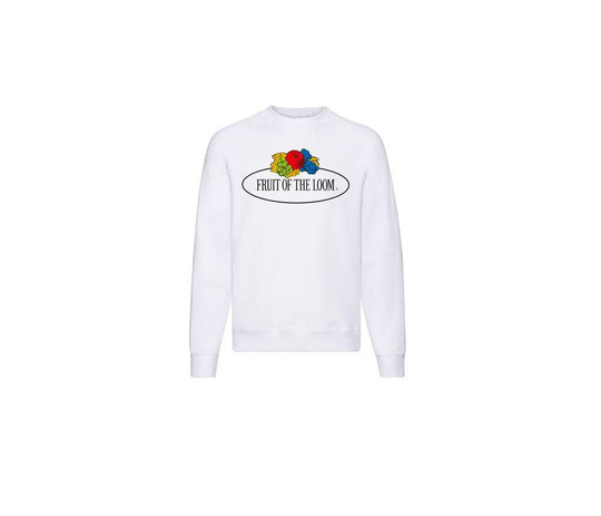 FRUIT OF THE LOOM VINTAGE SCV260 - Unisex crew neck sweat with Fruit Of The loom logo printed on it