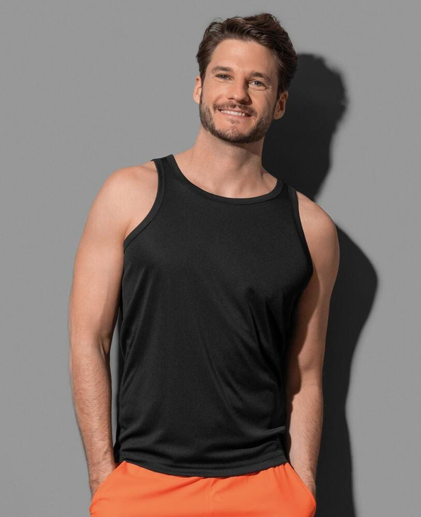 Stedman ST8010 - Sports Mens Poly Sports Vest