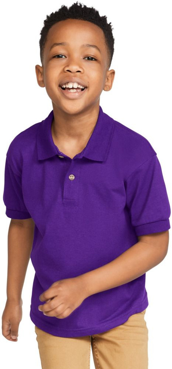 Gildan G8800B - Single Jersey DryBlend Polo Kids