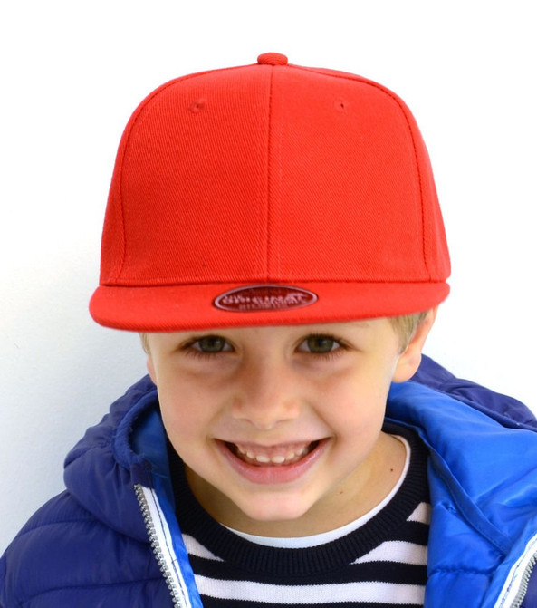 Atlantis ACKISN - Snap Back Kids Flat Visor 6 Panel Cap