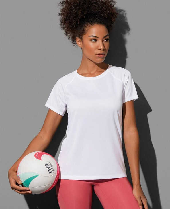 Stedman ST8500 - Sports Raglan Mesh Ladies T-Shirt