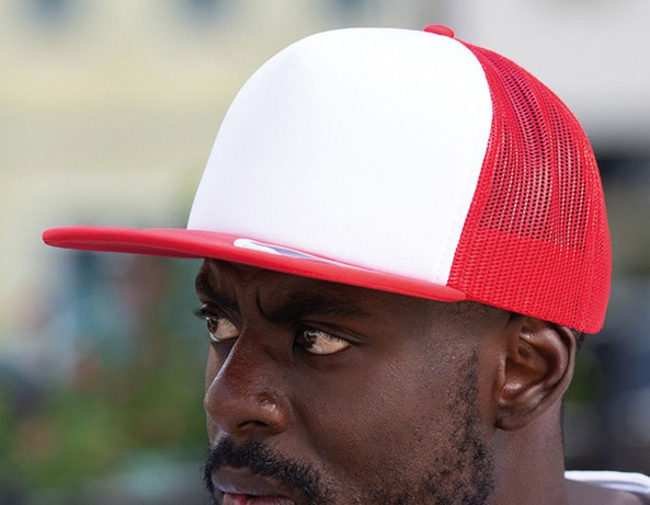 Atlantis ACSN90 - Snap 90s Flat Visor 5 Panel Trucker Cap