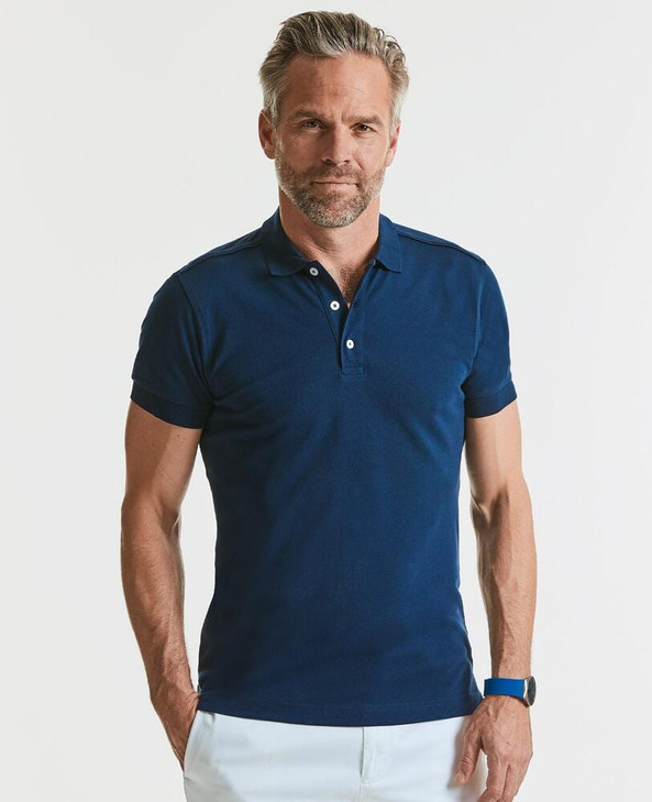 Russell R566M - Stretch Polo Mens