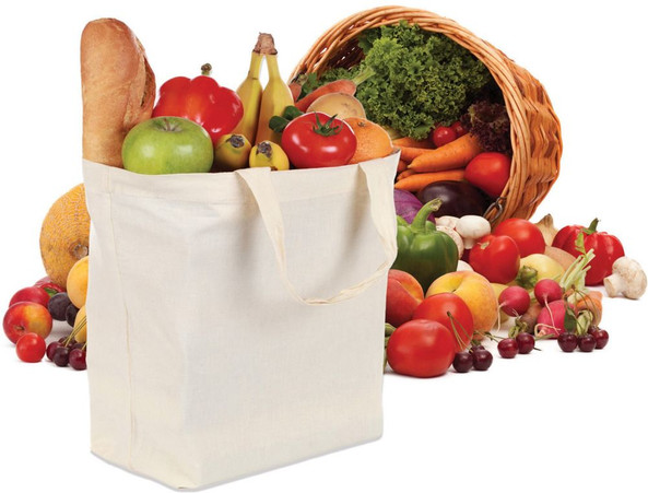 Absolute Apparel AA550 - Cotton Shopper Bag Long Handle