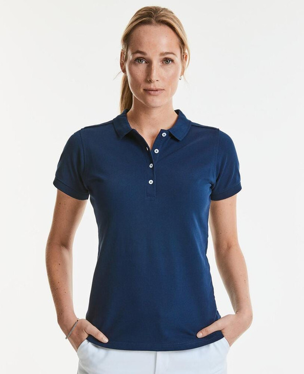 Russell R566F - Stretch Polo Ladies