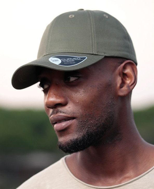 Atlantis ACHITC - Hit Twill Curved Visor 6 Panel Cap