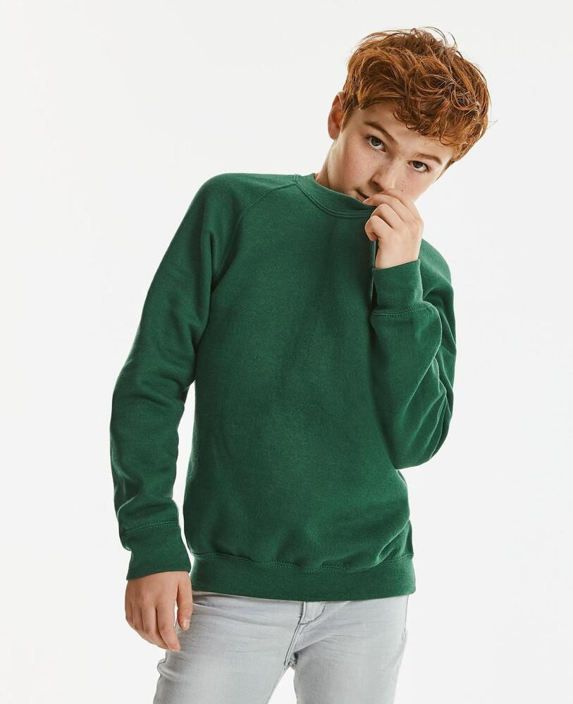 Russell Jerzees Schoolgear R762B - Classic Kids Raglan Sweat 295gm