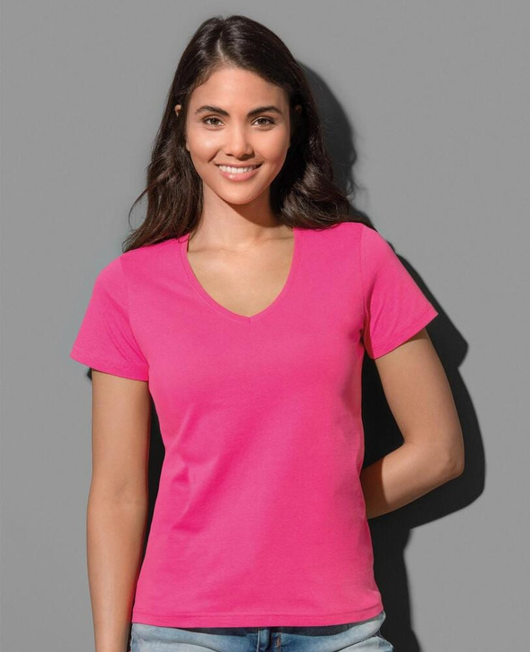 Stedman ST2700 - Classic Ladies V-Neck T-Shirt 155gm