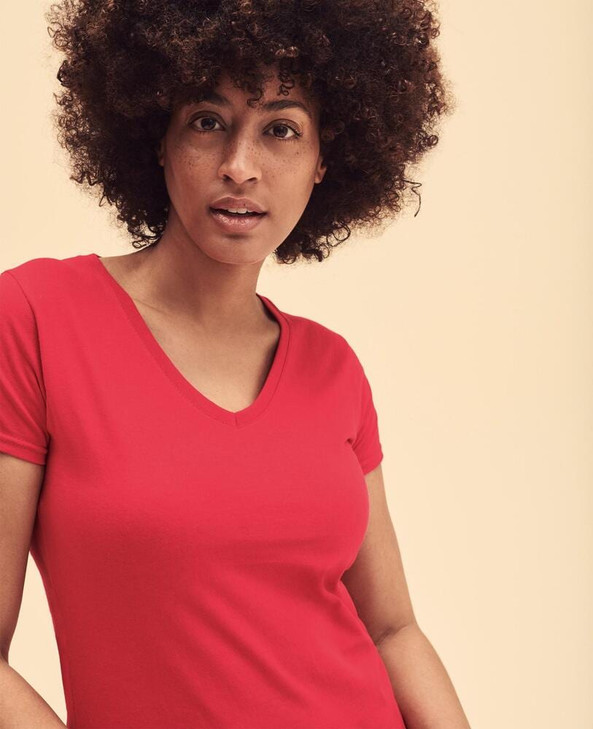 Fruit Of The Loom F61398 - LadyFit Valueweight V-Neck T-Shirt