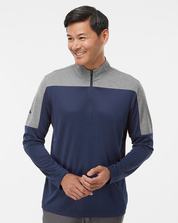 Adidas A552 - Pullover léger à glissière quart de tour