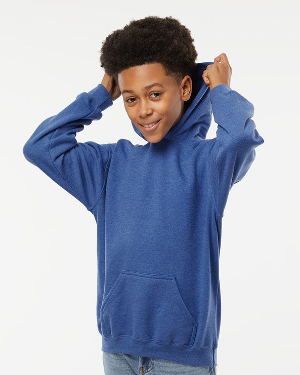 M&O 3322 - Sweat à capuche molletonné pour les jeunes