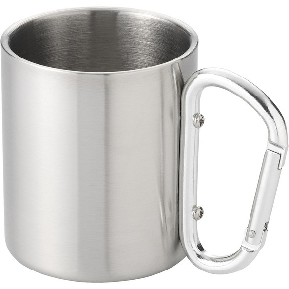 PF Concept 100563 - Alps 200 ml geïsoleerde beker met karabijnhaak