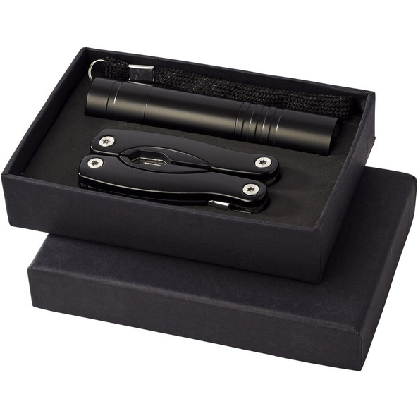 PF Concept 104494 - Scout Multifunktionswerkzeugs- und LED-Taschenlampen-Set