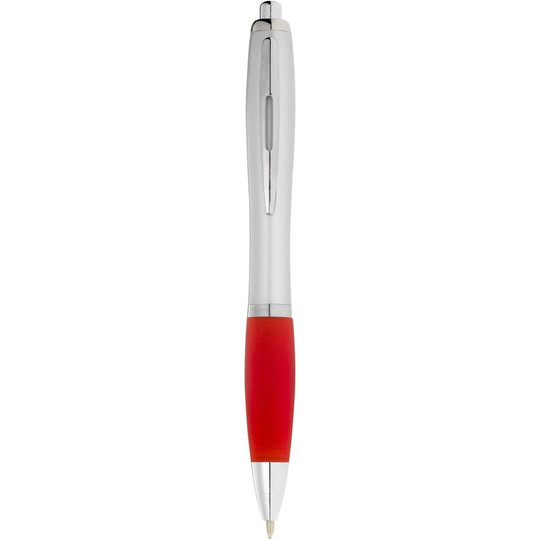 PF Concept 107077 - Nash Kugelschreiber silbern mit farbigem Griff