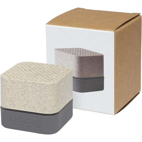 PF Concept 124139 - Coluna Bluetooth® em palha de trigo "Aira"
