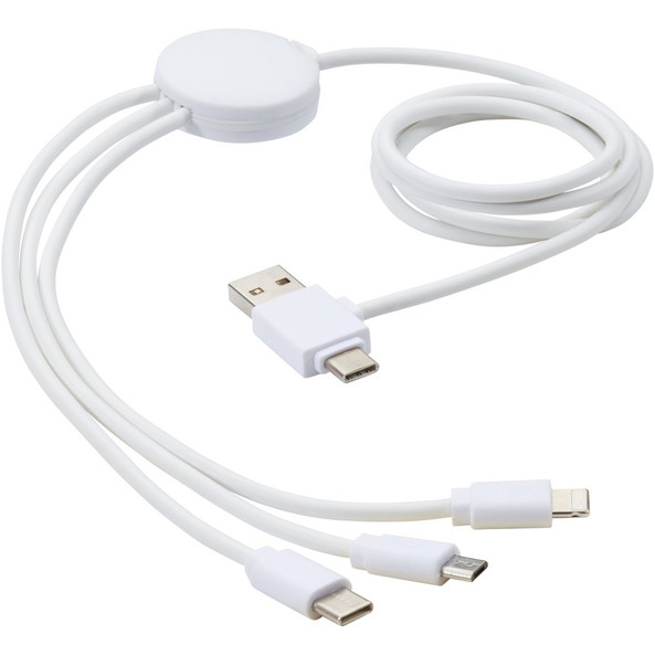 PF Concept 124184 - Pure 5-in-1 charging cable with antibacterial additive