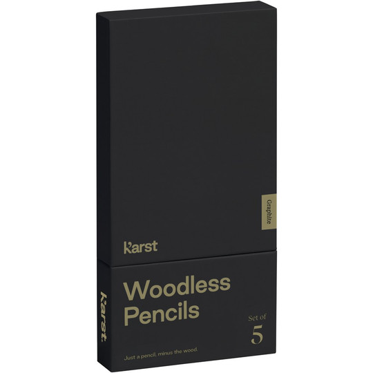 Karst® 107793 - 5-pack 2B woodless graphite pencils