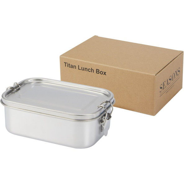 Seasons 113339 - Titan recycled stainless steel lunch box