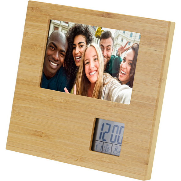 PF Concept 104560 - Sasa fotoramme med termometer i bambus