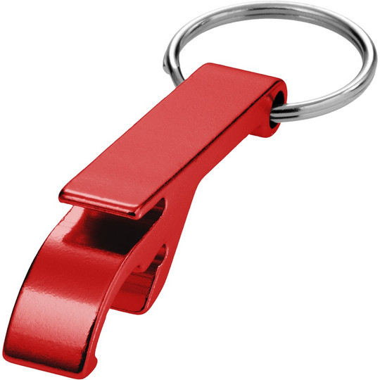 PF Concept 104571 - Tao fles- en blikopener van RCS gerecycled aluminium met sleutelhanger