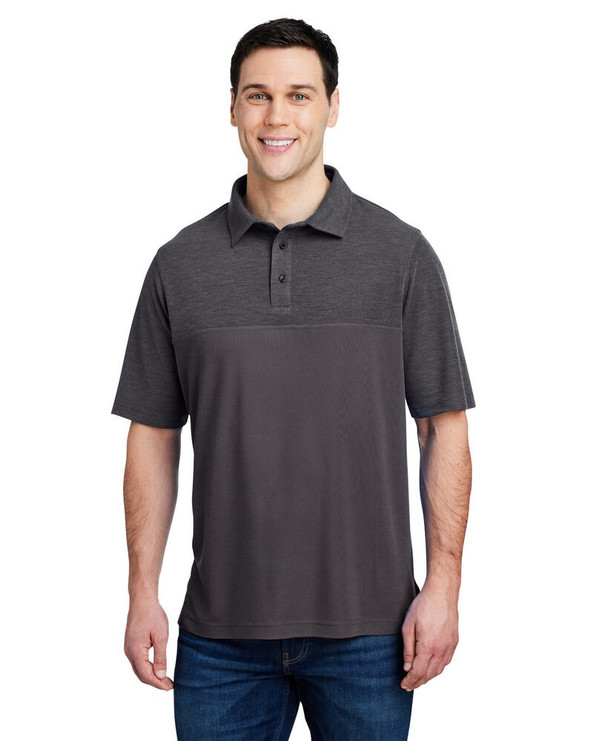 Core365 CE112C - Men's Fusion ChromaSoft Colorblock Polo