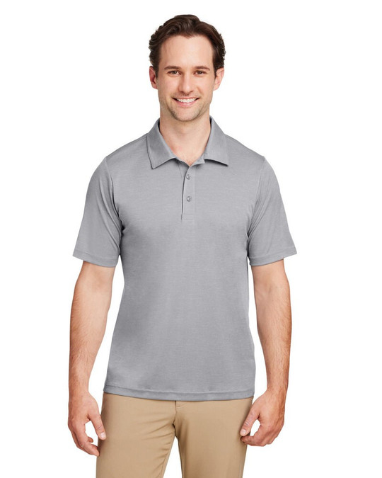 Team 365 TT51H - Polo de performance Zone Sonic Heather pour hommes