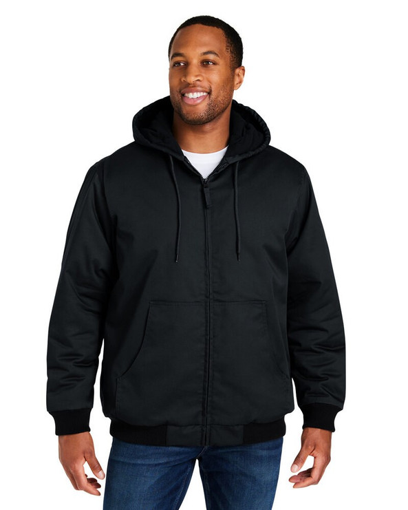 Harriton M722T - Men's Tall ClimaBloc® Heavyweight Hooded Full-Zip Jacket