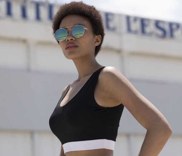 SF Women SK236 - WOMEN'S FASHION CROP TOP