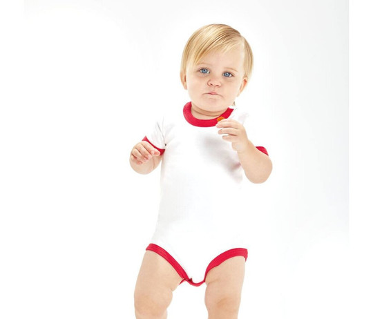 BABYBUGZ BZ019 - Baby-Body mit farblichen Kontrasten