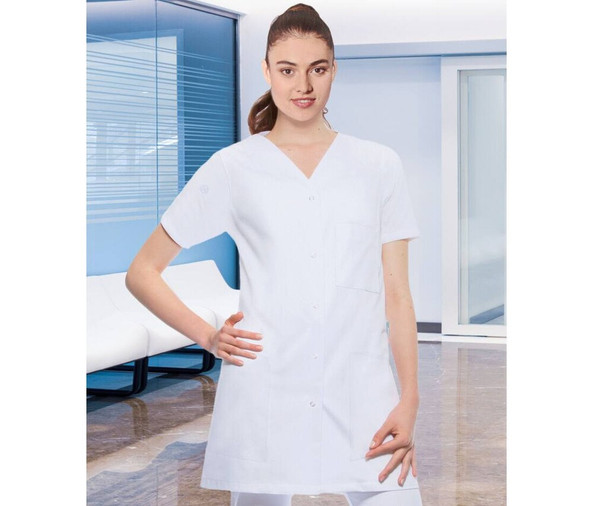 KARLOWSKY KYKS63 - Sustainable ladies' tunic with short sleeves and V-neck