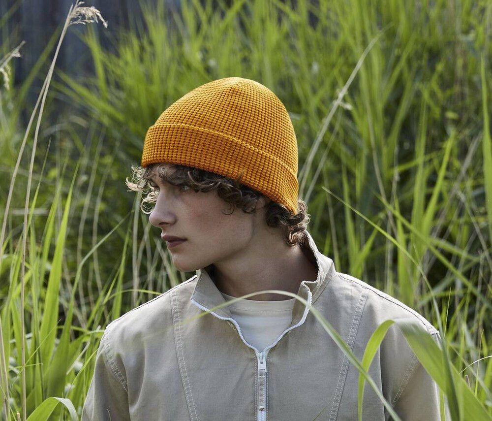 BEECHFIELD BF052N - ORGANIC COTTON WAFFLE BEANIE