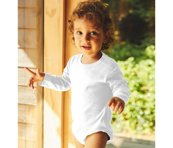 NEUTRAL O11130 - BABIES LONG SLEEVE BODYSTOCKINGS