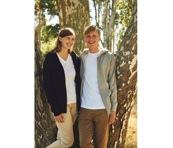 TIGER T63301 - UNISEX TIGER COTTON HOODIE WITH ZIP