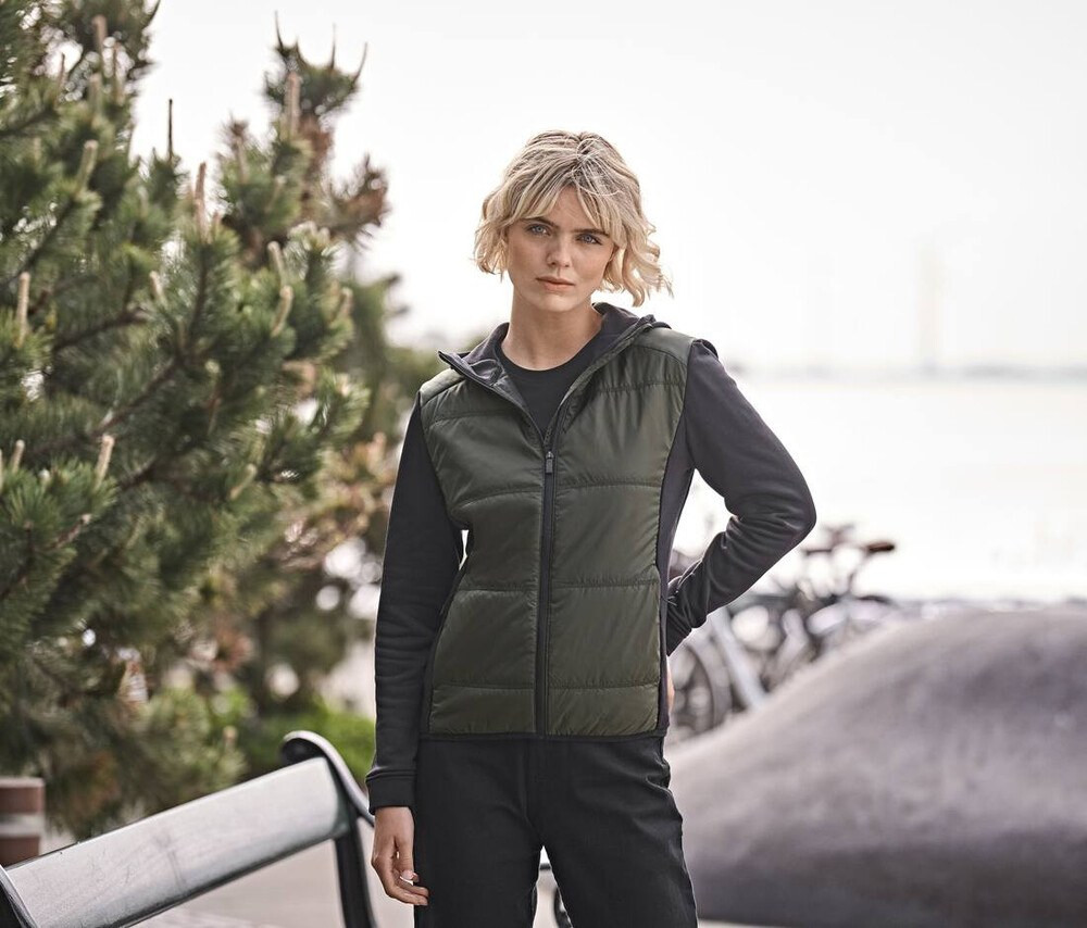 Tee Jays TJ9113 - Damjacka med huva i 2-tyg