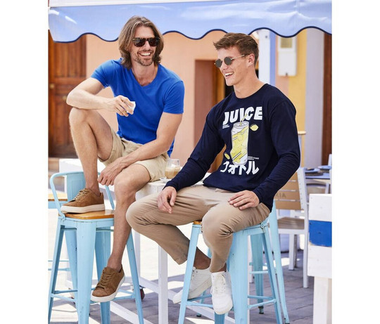 FRUIT OF THE LOOM SC152 - ICONIC 195 RINGSPUN PREMIUM LONG SLEEVE T