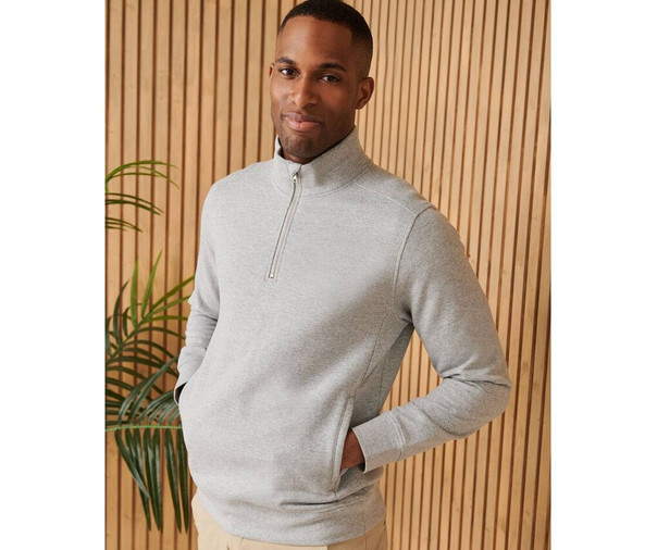 HENBURY HY842 - UNISEX SUSTAINABLE 1/4 ZIP SWEATSHIRT