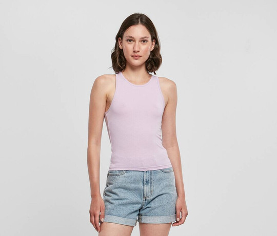 Build Your Brand BY208 - DAMES RACERBACK TOP