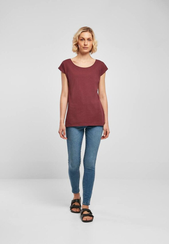 BUILD YOUR BRAND BYB013 - T-Shirt mit weitem Halsausschnitt