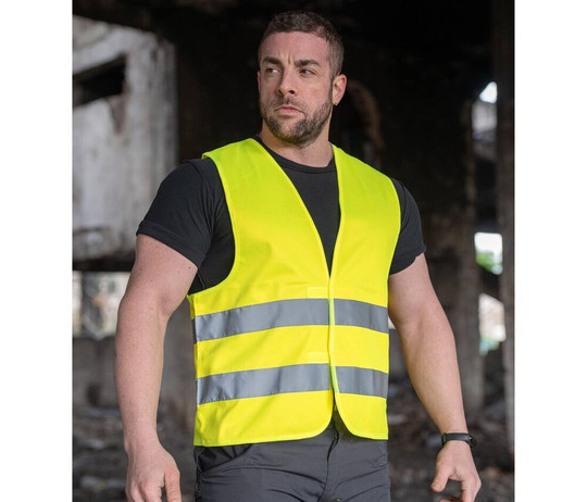 KORNTEX KX230 - Sicherheitsweste mit Aufdruck: Besucher oder Sicherheit