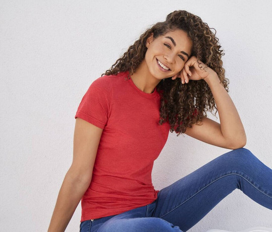 GILDAN GN671 - Women's polycotton t-shirt